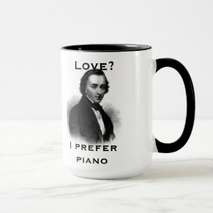 "I prefer piano" Mug