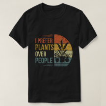 I Prefer Plants Over People Retro Plant Lover