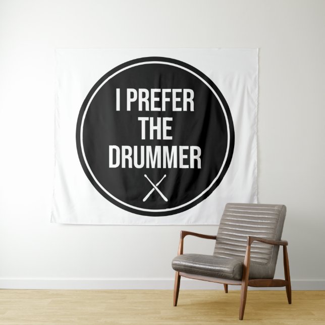 I Prefer The Drummer Tapestry (In Situ (Horizontal))