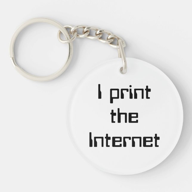 I print the Internet Key Ring (Front)