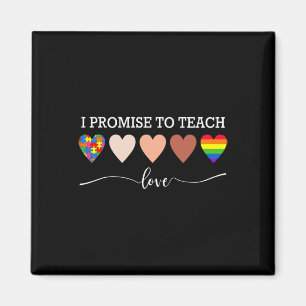 I Promise To Teach Love Autism Awareness African L Magnet
