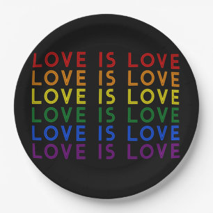 I Promise To Teach Love - Diversity, Equality and  Paper Plate