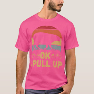 I Pull Up Rodent Animals Capybaras Funny Capybara T-Shirt