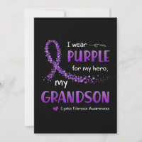 I Purple Grandson Cystic Fibrosis Awareness