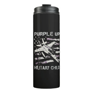 I Purple Up Month Of Military Thermal Tumbler