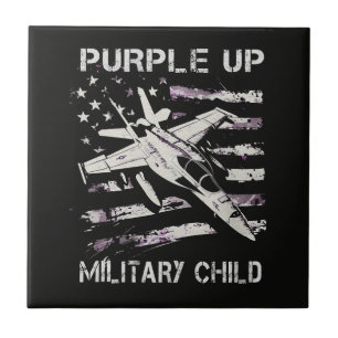 I Purple Up Month Of Military Tile