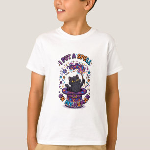 I Put A Spell On My Human Cat Witch Halloween T-Shirt