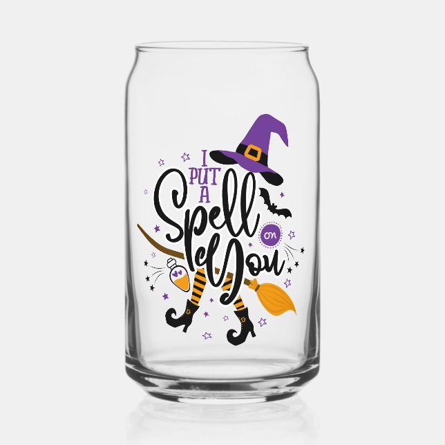 I Put A Spell On You Can Glass (Front)