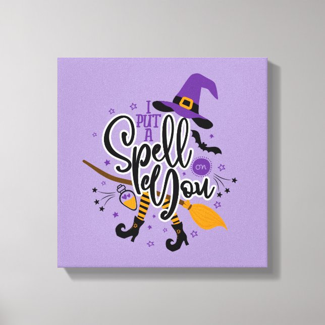 I Put A Spell On You Canvas Print (Front)