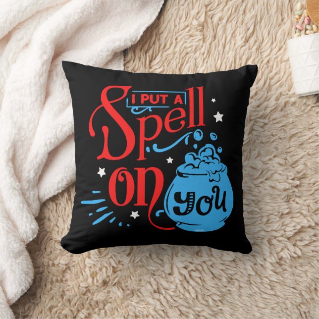 I PUT A SPELL ON YOU funny halloween witchcraft    Cushion (Blanket)