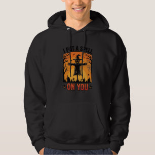 I Put a Spell on You Halloween Scarecrow Vector De Hoodie