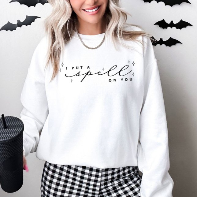 I Put A Spell On You Halloween Sweatshirt (Creator Uploaded)