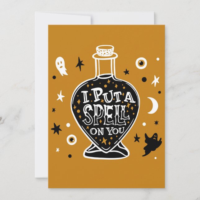 I Put a Spell on You Holiday Card (Front)