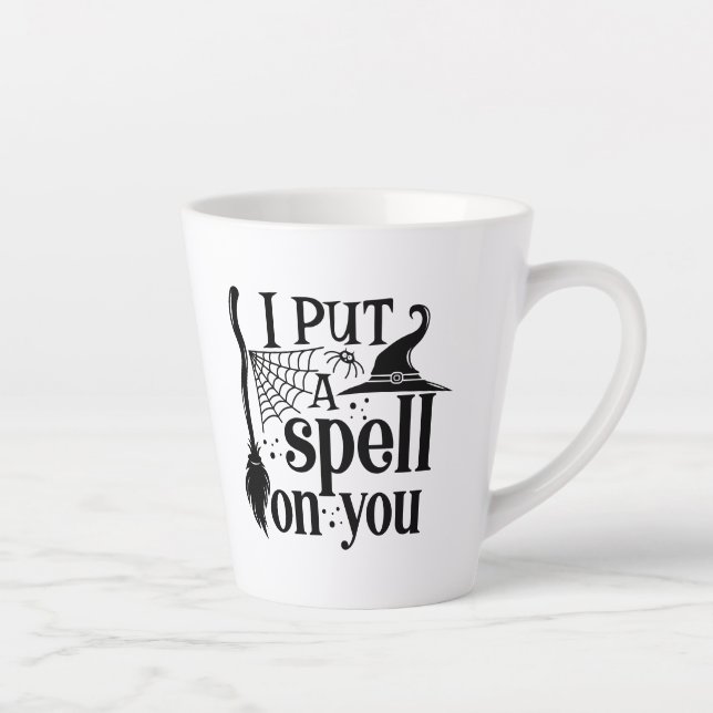 "I Put A Spell On You" Latte Mug (Right)