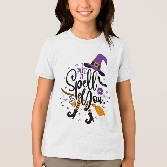 I Put A Spell On You Tri-Blend Shirt (Front)