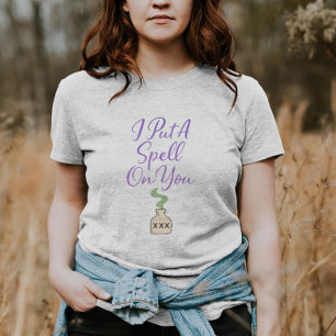 I Put a Spell On You Witchy Halloween Shirt Cute