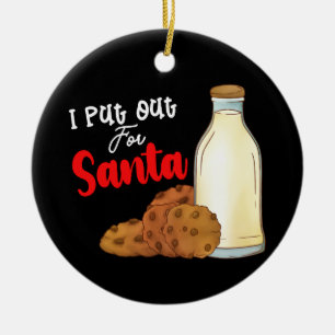 I Put Out For Santa Christmas Holiday Family Ceramic Tree Decoration