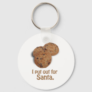 I put out for Santa -.png Key Ring
