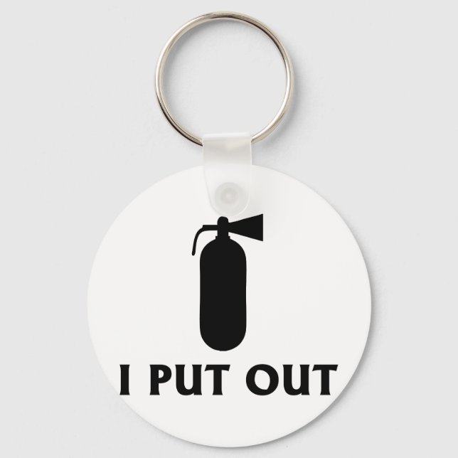 I Put Out Key Ring (Front)