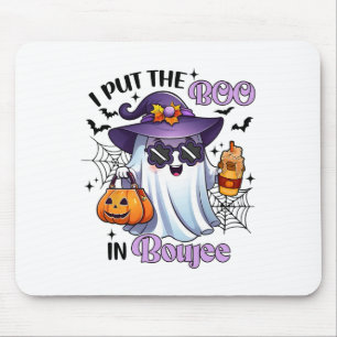 I Put The Boo In Boujee Funny Halloween Outfit Cos Mouse Pad