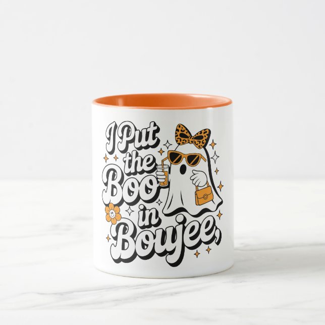 I Put the Boo in Boujee Halloween Mug (Center)