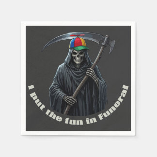 I Put the Fun in Funeral Napkin