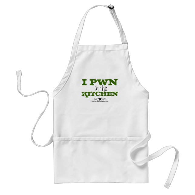 I Pwn in the Kitchen Apron (Front)