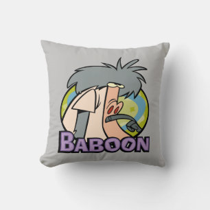 I.R. Baboon Character Badge Cushion