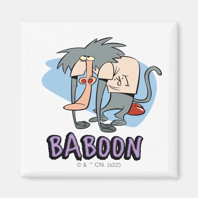 I.R. Baboon Character Graphic Magnet (Front)