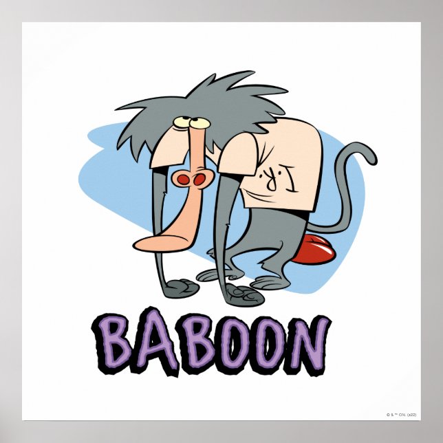 I.R. Baboon Character Graphic Poster (Front)