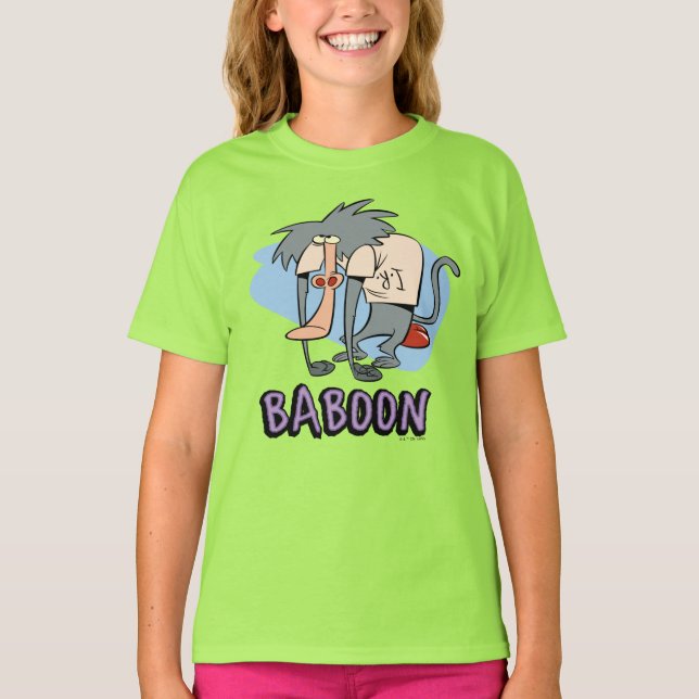 I.R. Baboon Character Graphic T-Shirt (Front)