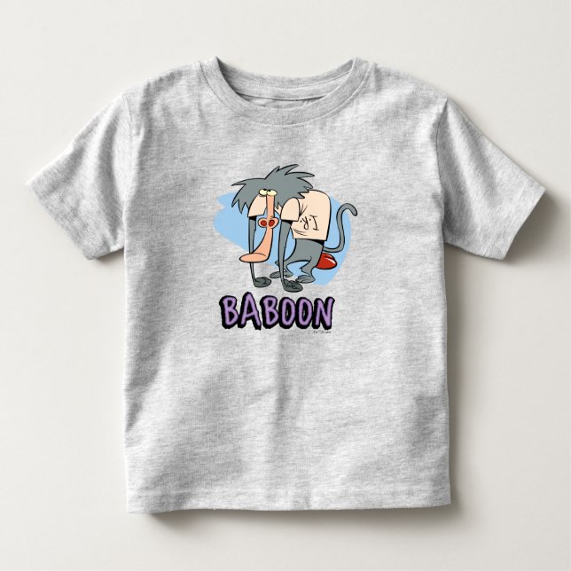 I.R. Baboon Character Graphic Toddler T-Shirt (Front)