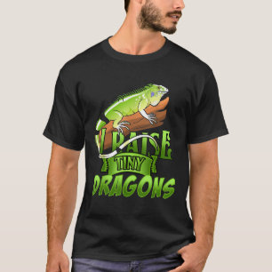 I Raise Tiny Dinosaurs Iguana Graphic T-Shirt