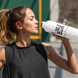 I Ran a 50K Ultramarathon Race Funny Water Bottle