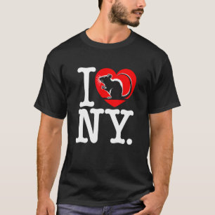 I Rat NY I Love Rats New York Funny Rats Lover T-Shirt