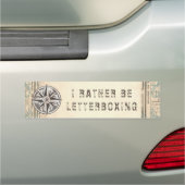 I rather be letterboxing car magnet (In Situ)