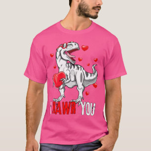 I Rawr You Dinosaur Shirt Valentines Day T Rex Boy