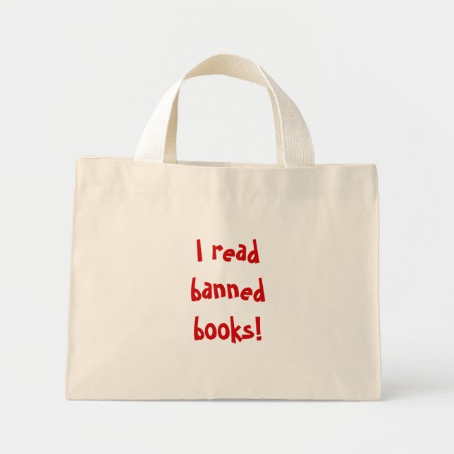 I read banned books! bag (Front)