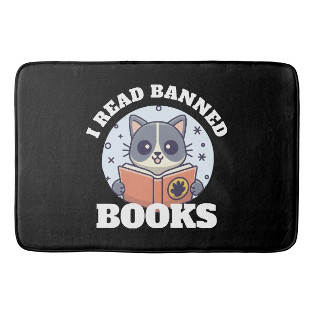 I read banned books bath mat (Front)