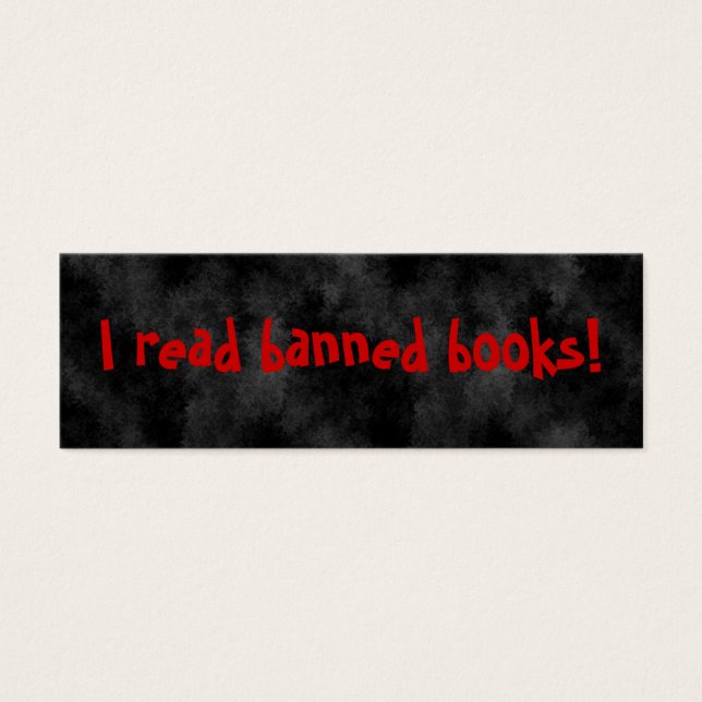 I read banned books Bookmarks (Front)
