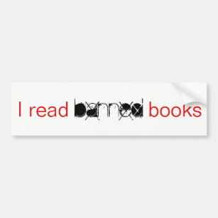 I Read Banned Books Bumper Sticker