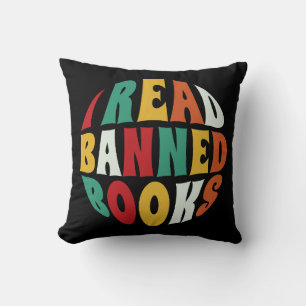I Read Banned Books Cushion