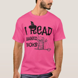 I Read Banned Books, Reader, Bookworms Halloween c T-Shirt