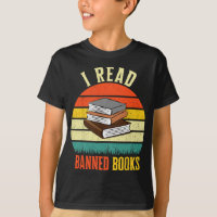 I Read Banned Books Retro Literature Rainbow Readi