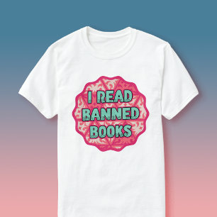 I Read Banned Books - Retro Vintage Book Lover T-Shirt