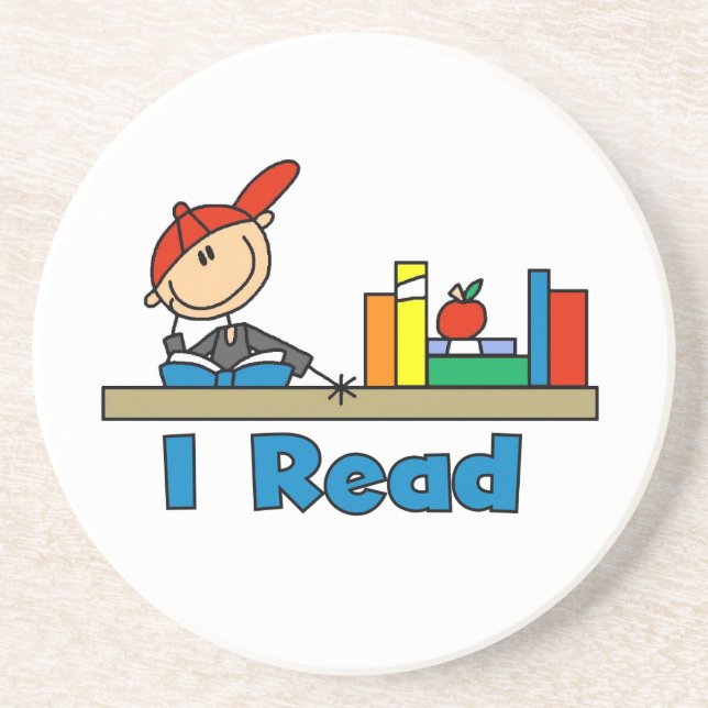 I Read Coaster (Front)