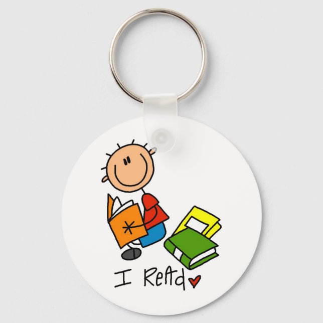 I Read Key Ring (Front)