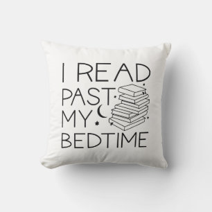 I Read Past My Bedtime Cushion