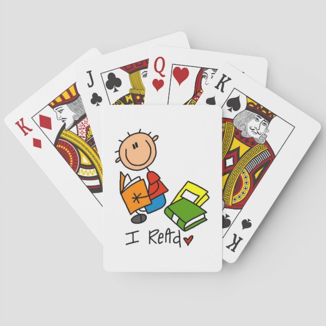 I Read Playing Cards (Back)