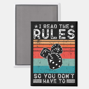 I Read the Rules So You Don't Have to Board Game Magnet